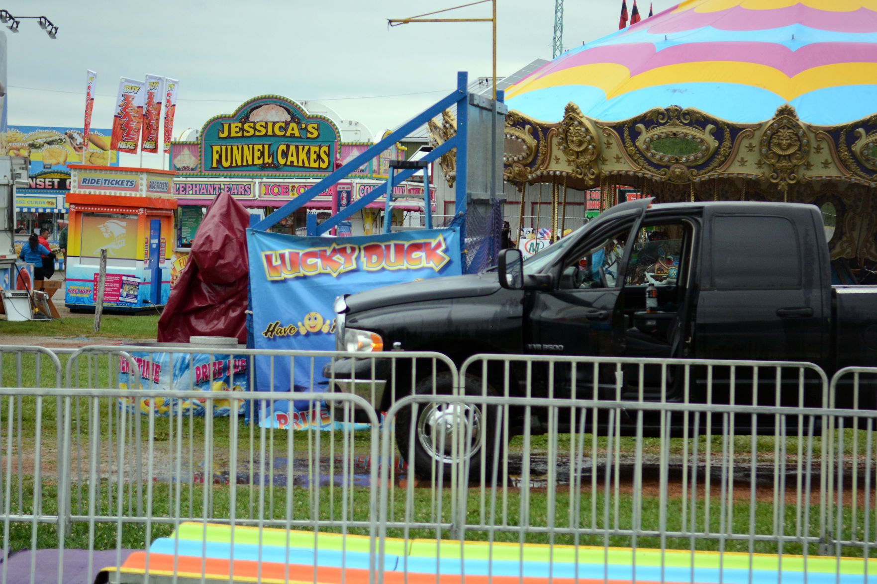 Storm damage at Sauk County Fair